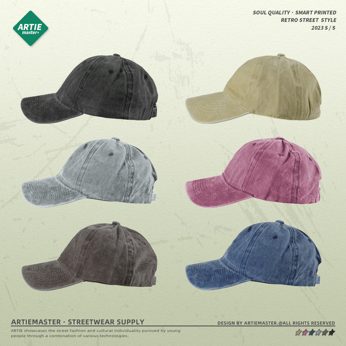 Washed Baseball Cap WN6625