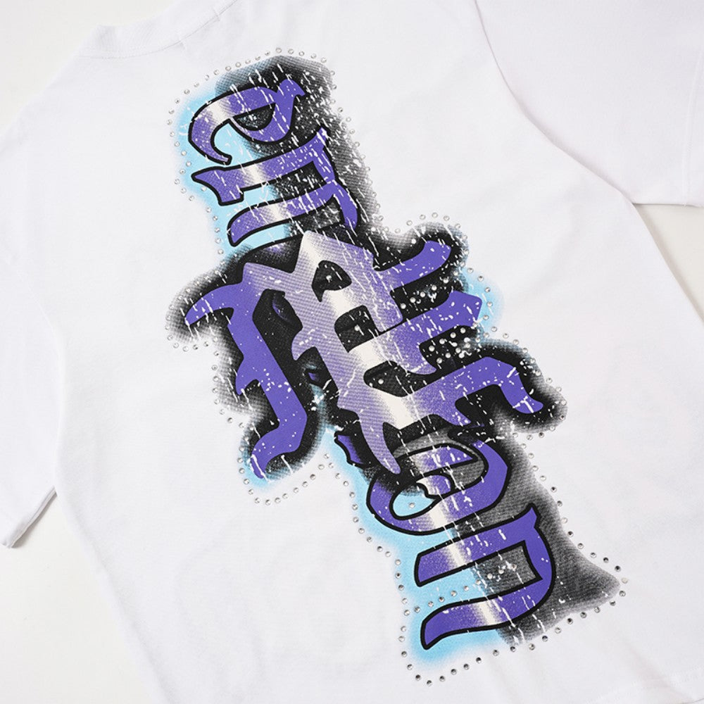 Art Graphic Print Short Sleeve T-Shirt WN28086