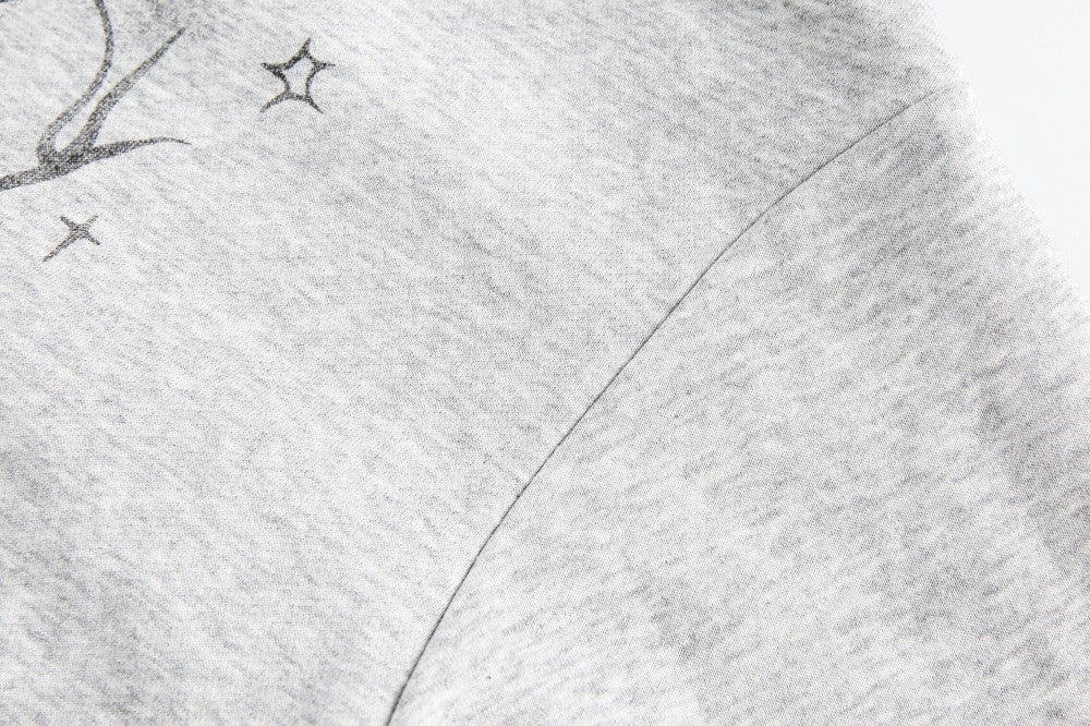 Graphic Print Pullover Hoodie WN27856