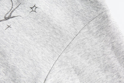 Graphic Print Pullover Hoodie WN27856