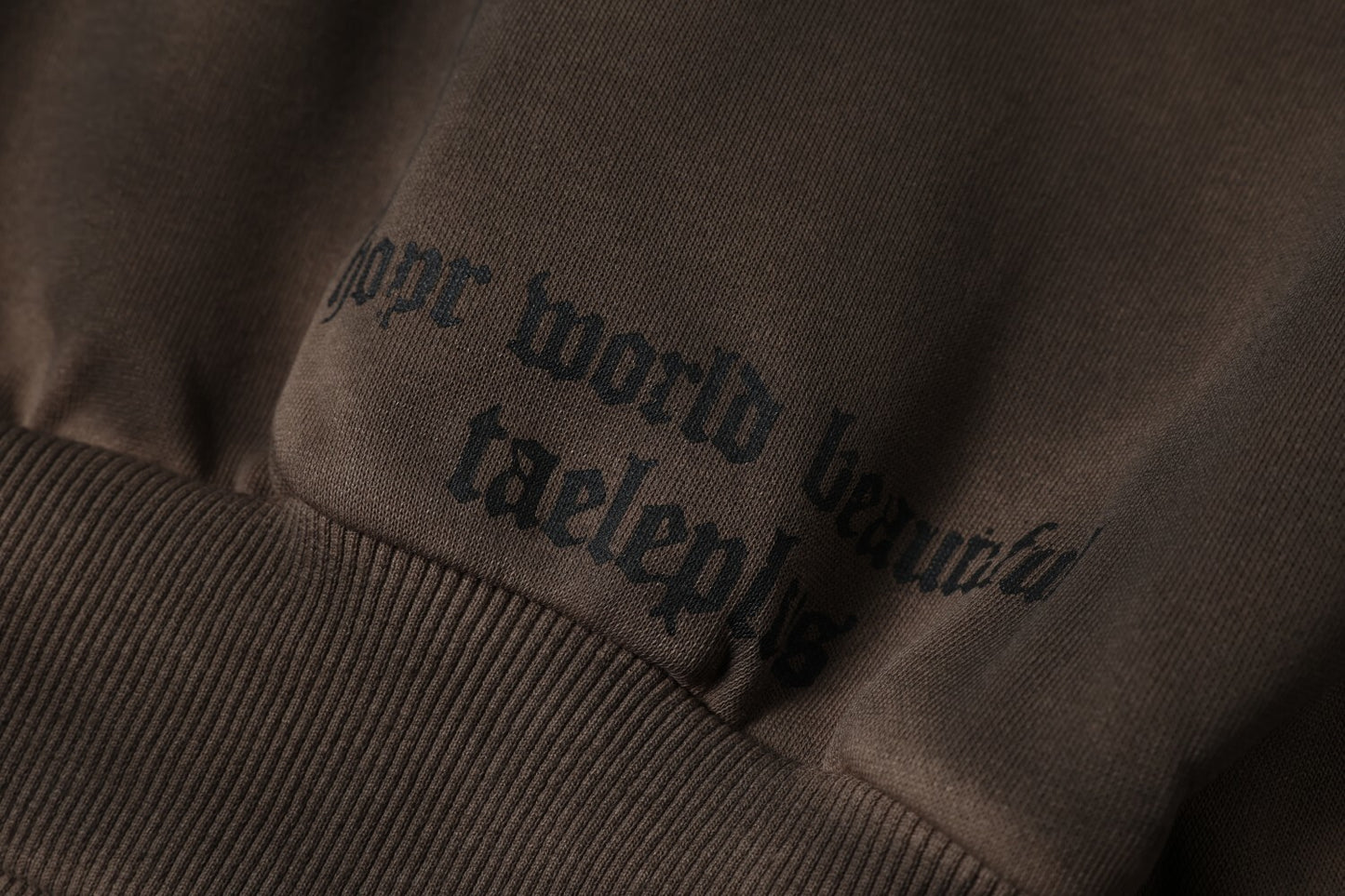 Washed Dirty Dye Zipper Hoodie WN23067