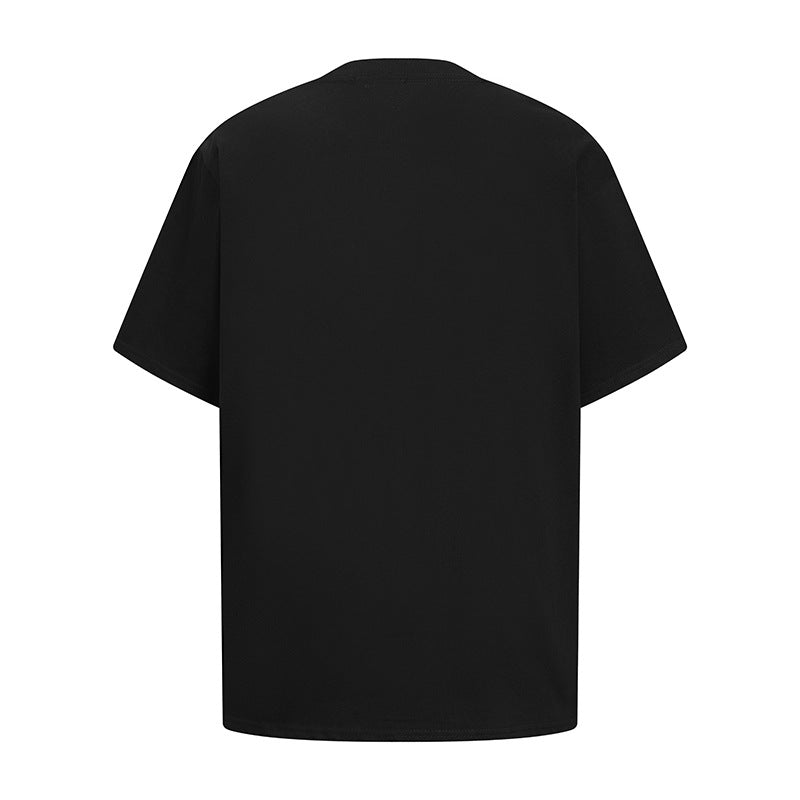 Lips Print Washed Oversize Short Sleeve T-Shirt WN18592