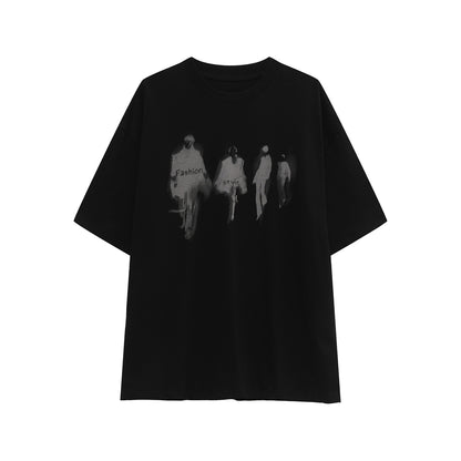 Graphic Print Short Sleeve T-Shirt WN24908
