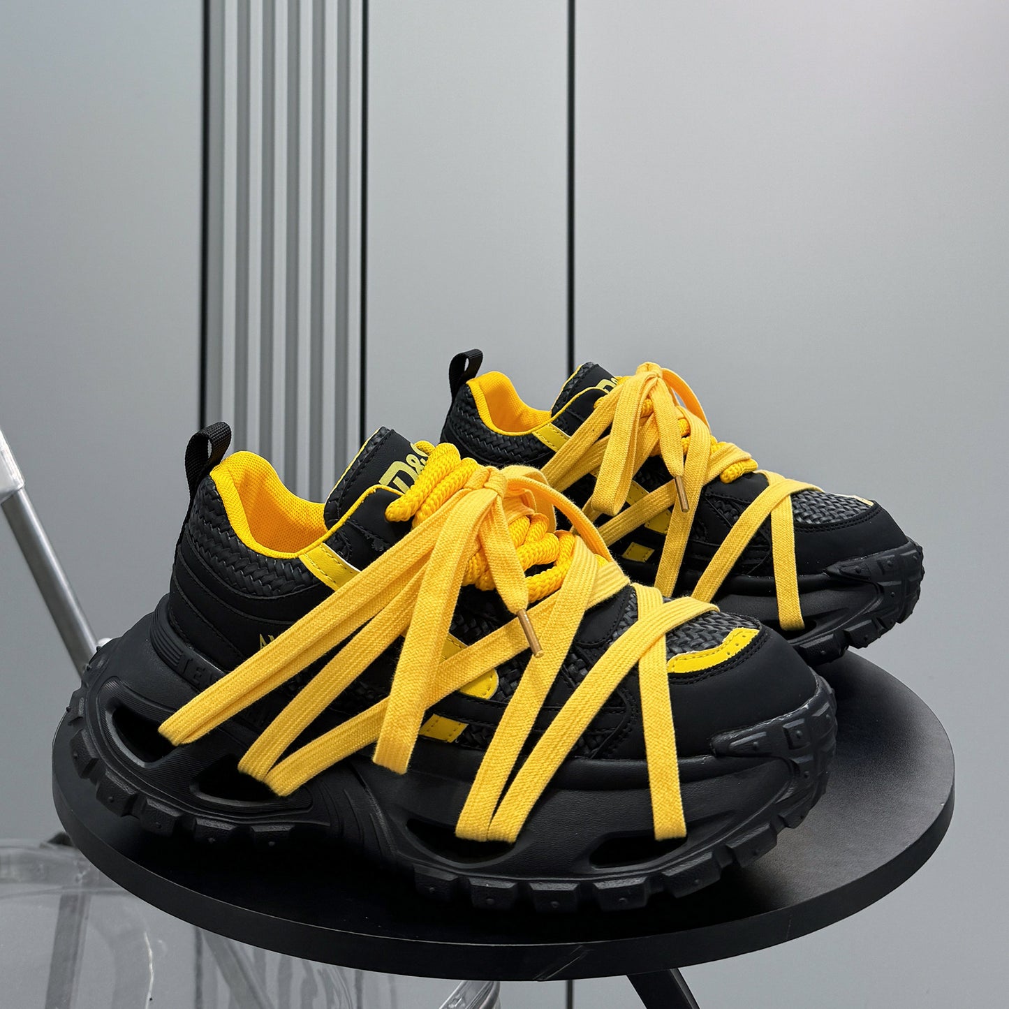 Thick-Sole Height-Increasing Dad Sneakers WN24755