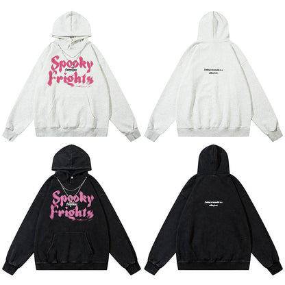 Letter Print Pullover Hoodie WN11208