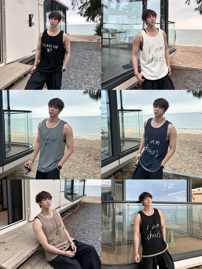 Letter Print Tank Top WN25344