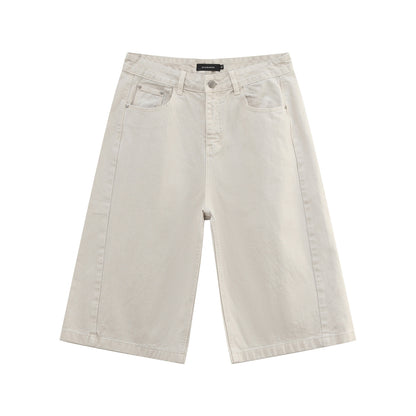 Wide Cropped Denim Jeans WN24978