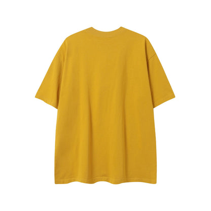 Dark Graphic Print Short Sleeve T-Shirt WN16131