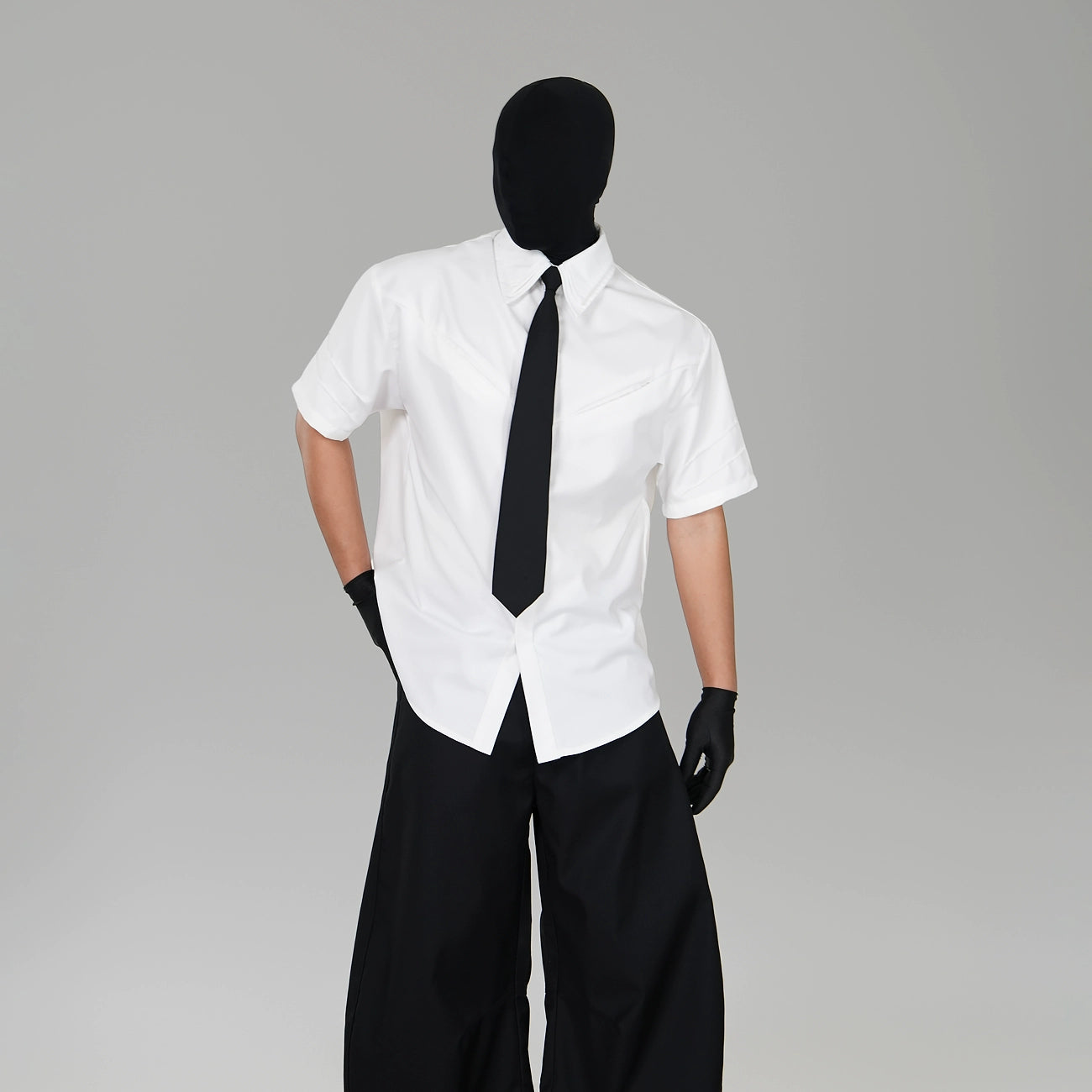 Double Collar Short Sleeve Shirt WN17452