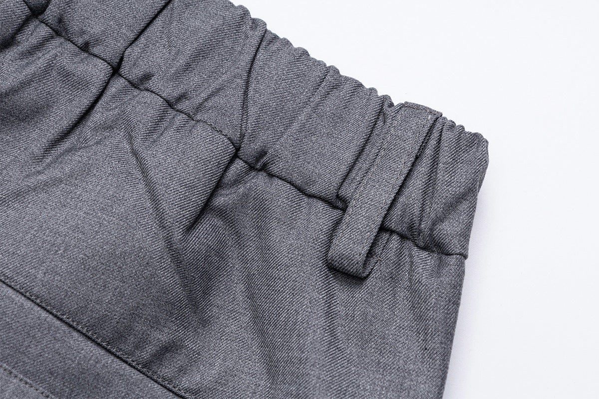 Pleats Wide Leg Half Pants WN25426