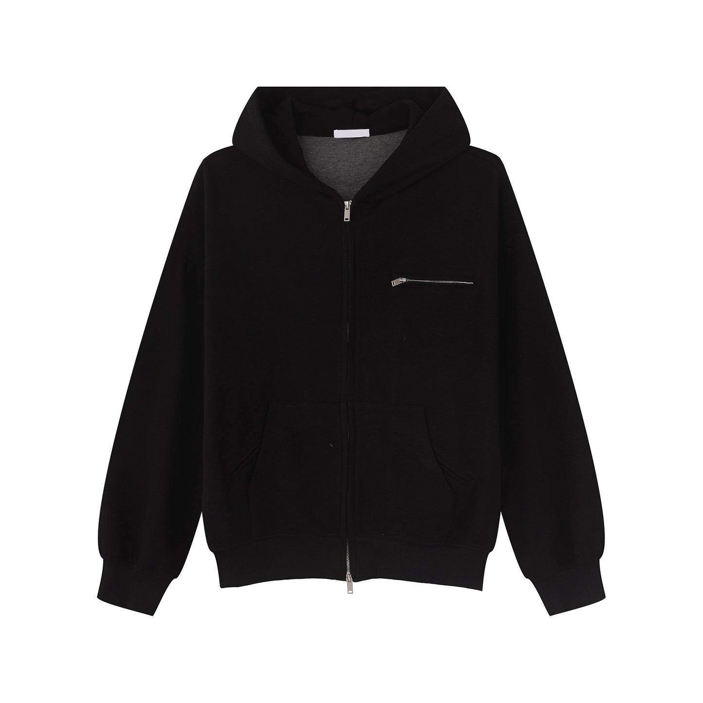 Zipper Hoodie & Pleats Wide Leg Sweatpants Setup WN25004