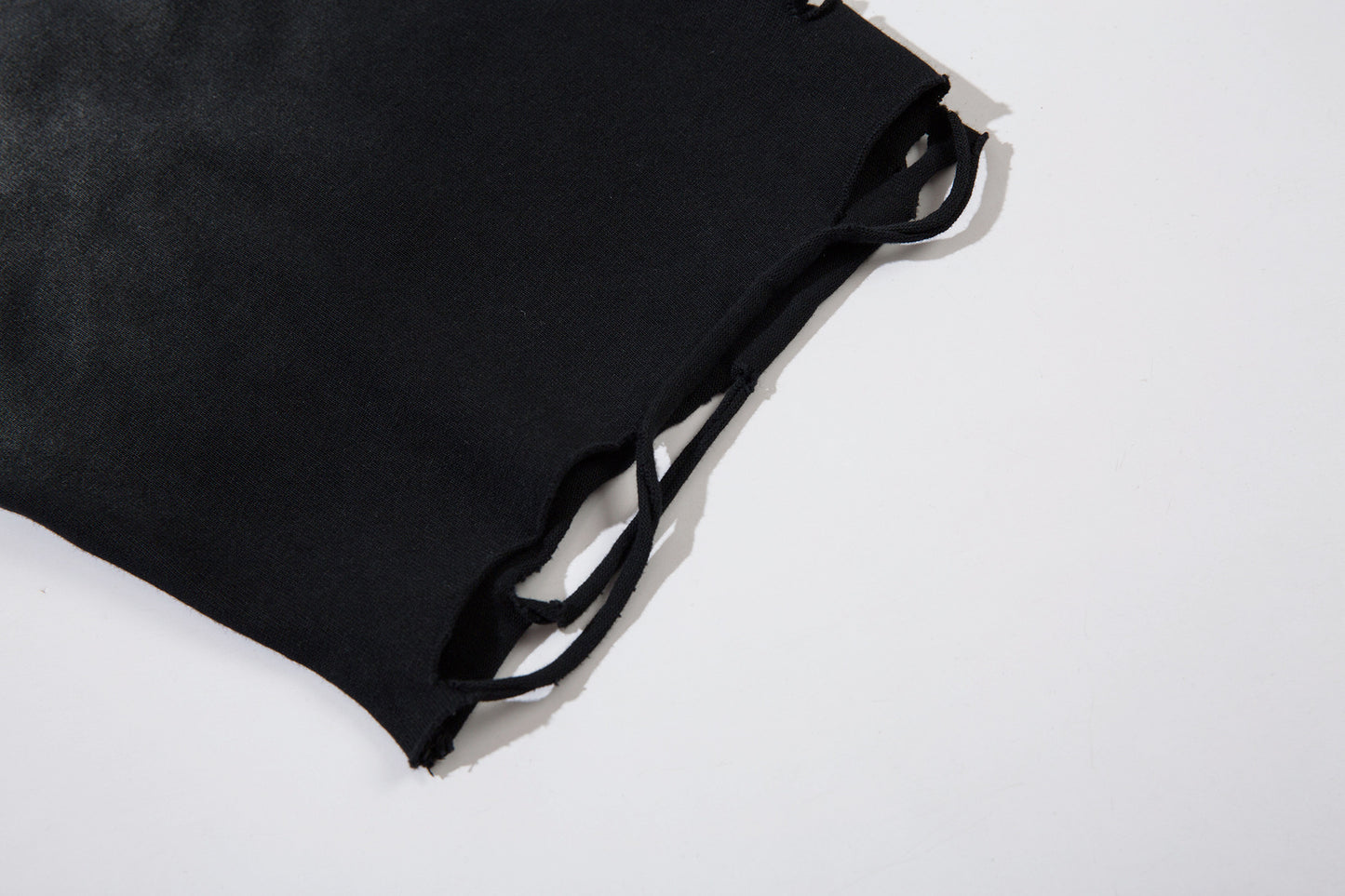 Washed Damage Gradient Short Sleeve T-Shirt WN11219