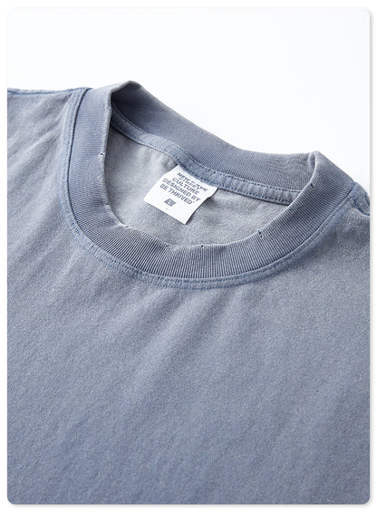 Washed Damage Oversize Short Sleeve T-Shirt WN6068