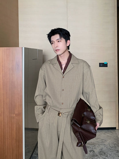 Sporty Long Sleeve Shirt & Pants Setup WN20408