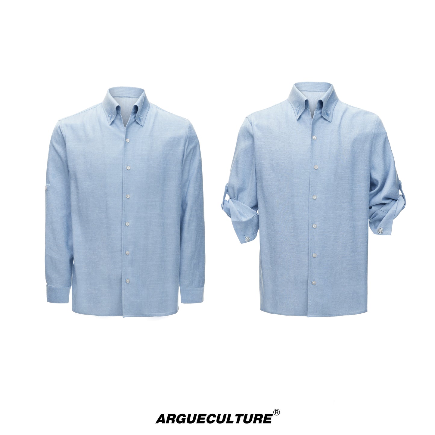 Textured Linen Breathable Oversize Long Sleeve Shirt WN27016