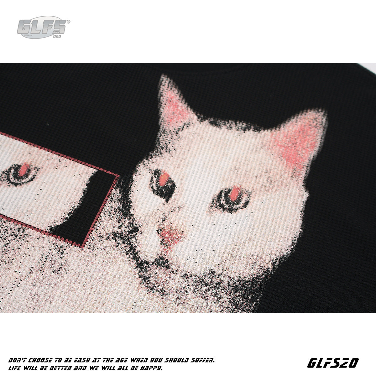 Cat Graphic Long Sleeve T-Shirt WN26459