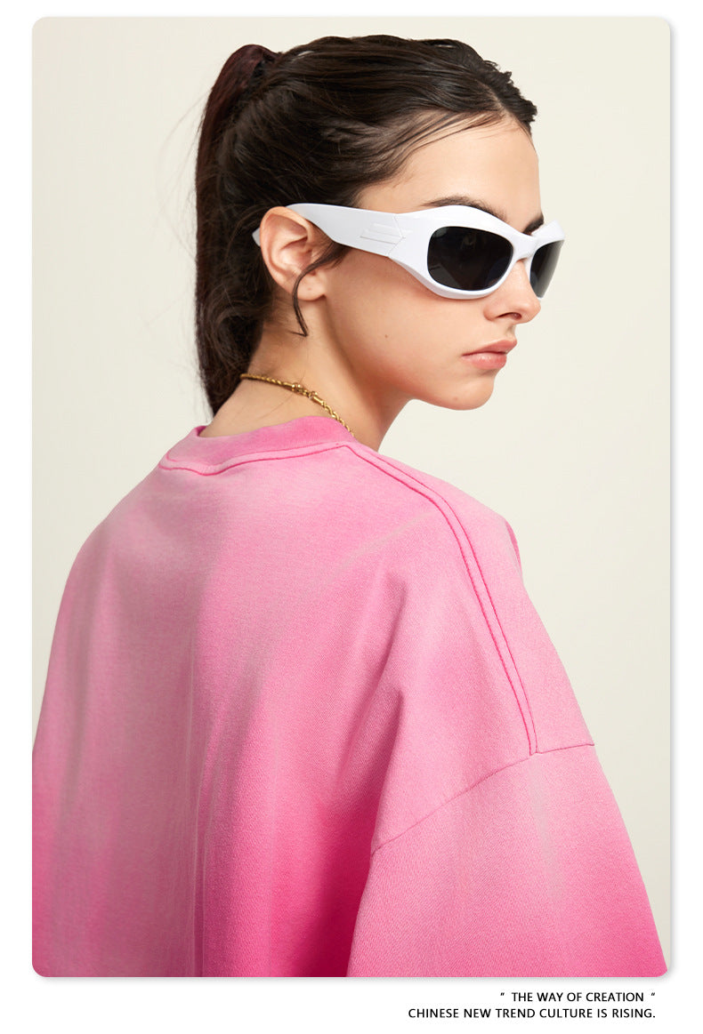 Oversize Washed Long-sleeve t-shirt WN6051