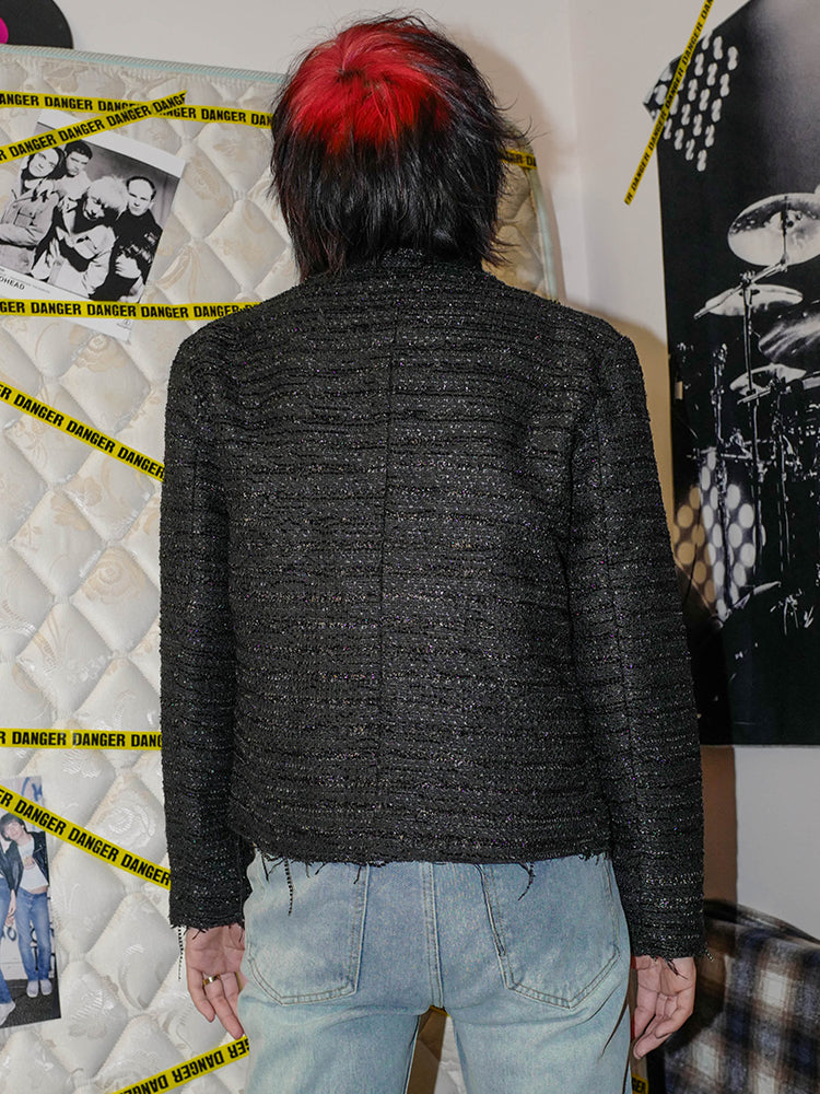 Fringe Detail Short Jacket WN15994