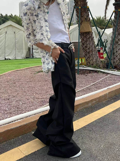 Extra Long Wide Leg Pants WN24118