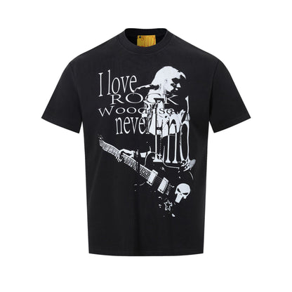 Figure Print Oversize Short Sleeve T-Shirt WN25861