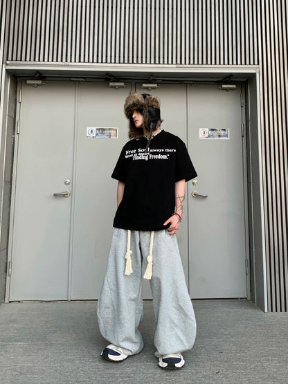 Graphic Letter Print Short Sleeve T-Shirt WN18121