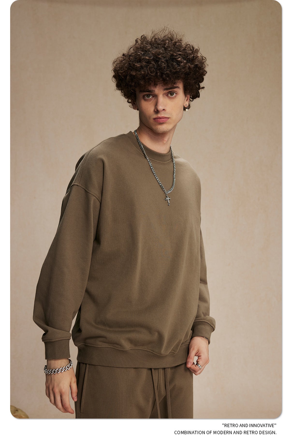Oversize Crewneck Sweatshirt WN9972