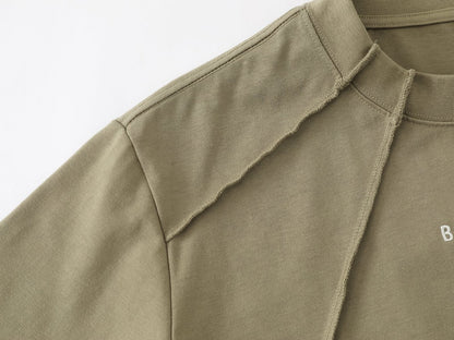 Heavyweight Washed Splice Oversize Short Sleeve T-Shirt WN25747