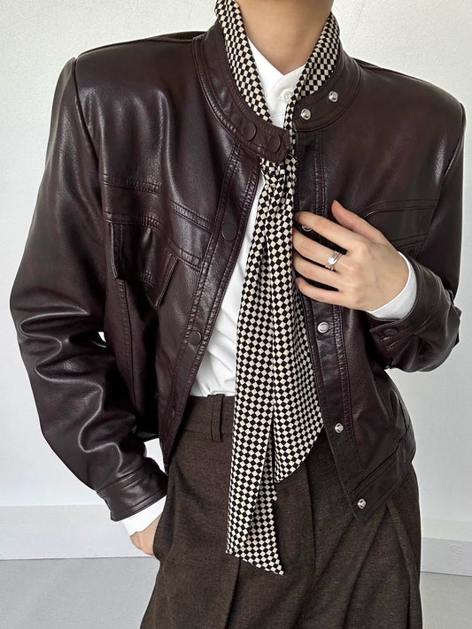 Checkered Stripes Scarf WN19669