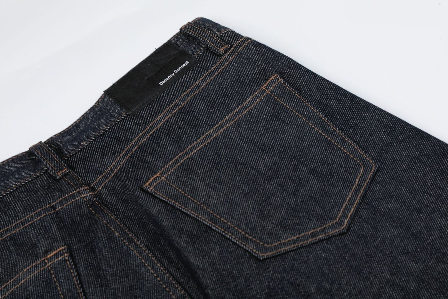 Washed Metal Buckle Wide Leg Denim Jeans WN26169