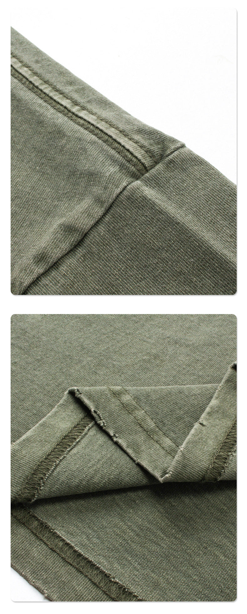 Washed Dyed Oversize Damage Short-sleeve T-shirt & Short Sweatpants Setup WN6630