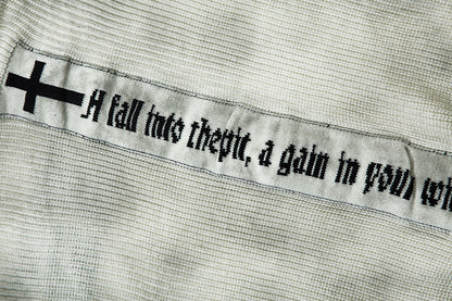 Spray-Paint Tie-Dye Cross Stand Neck Zipper Knit Cardigan WN11238