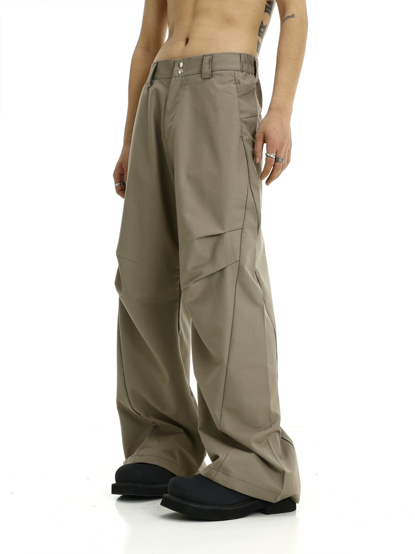 Straight Pleats Trousers WN5800