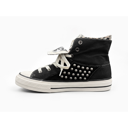 Zebra Star Studs Detail Sneakers WN27234