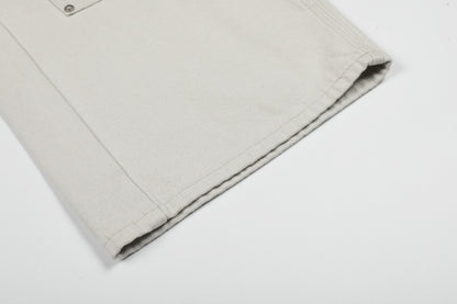 Washed Wrinkle Detail Wide Leg Denim Jeans WN28005