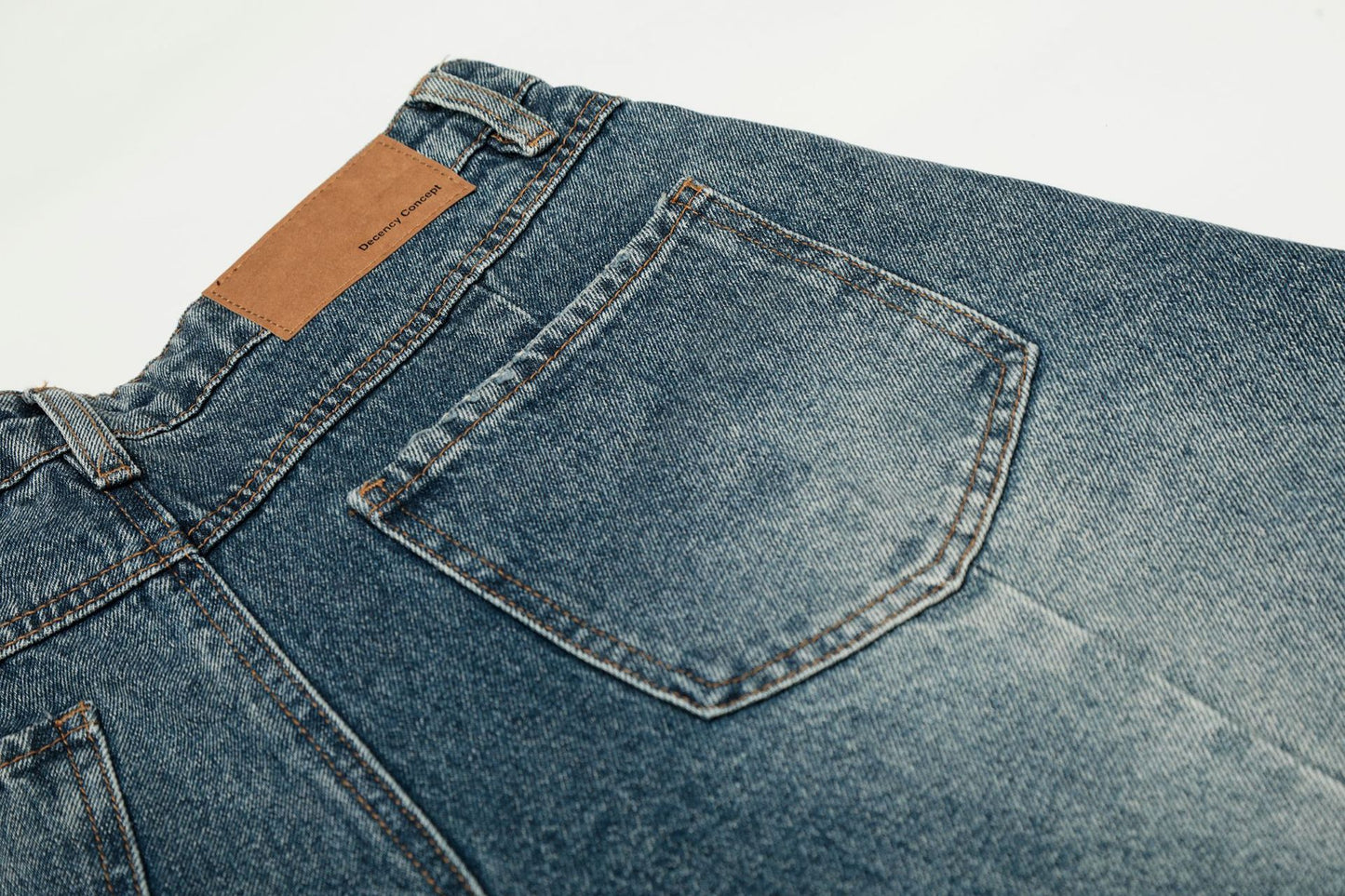 Washed Barrel Wide Leg Denim Jeans WN26108