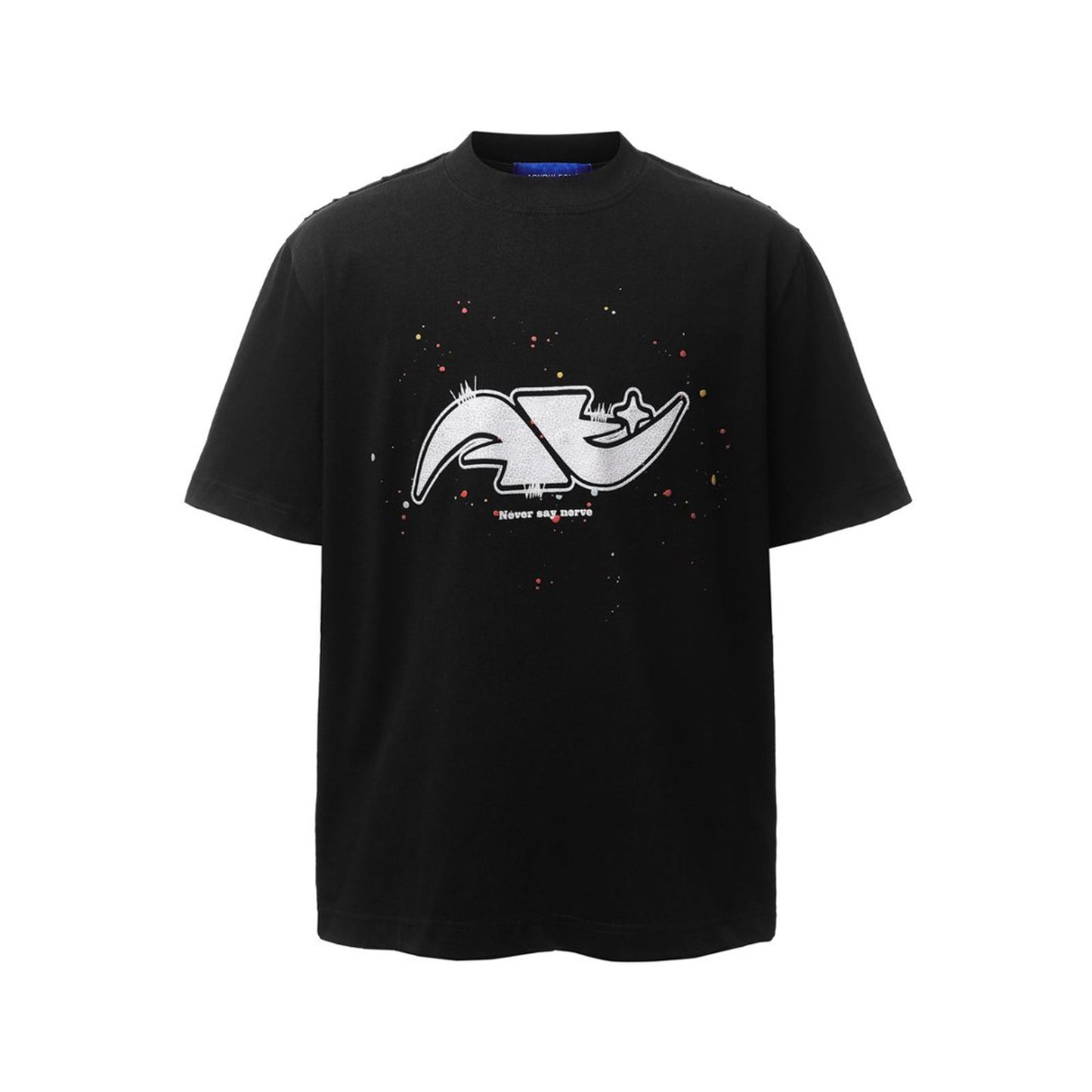 Paint Splash Graphic Short Sleeve T-Shirt WN26769