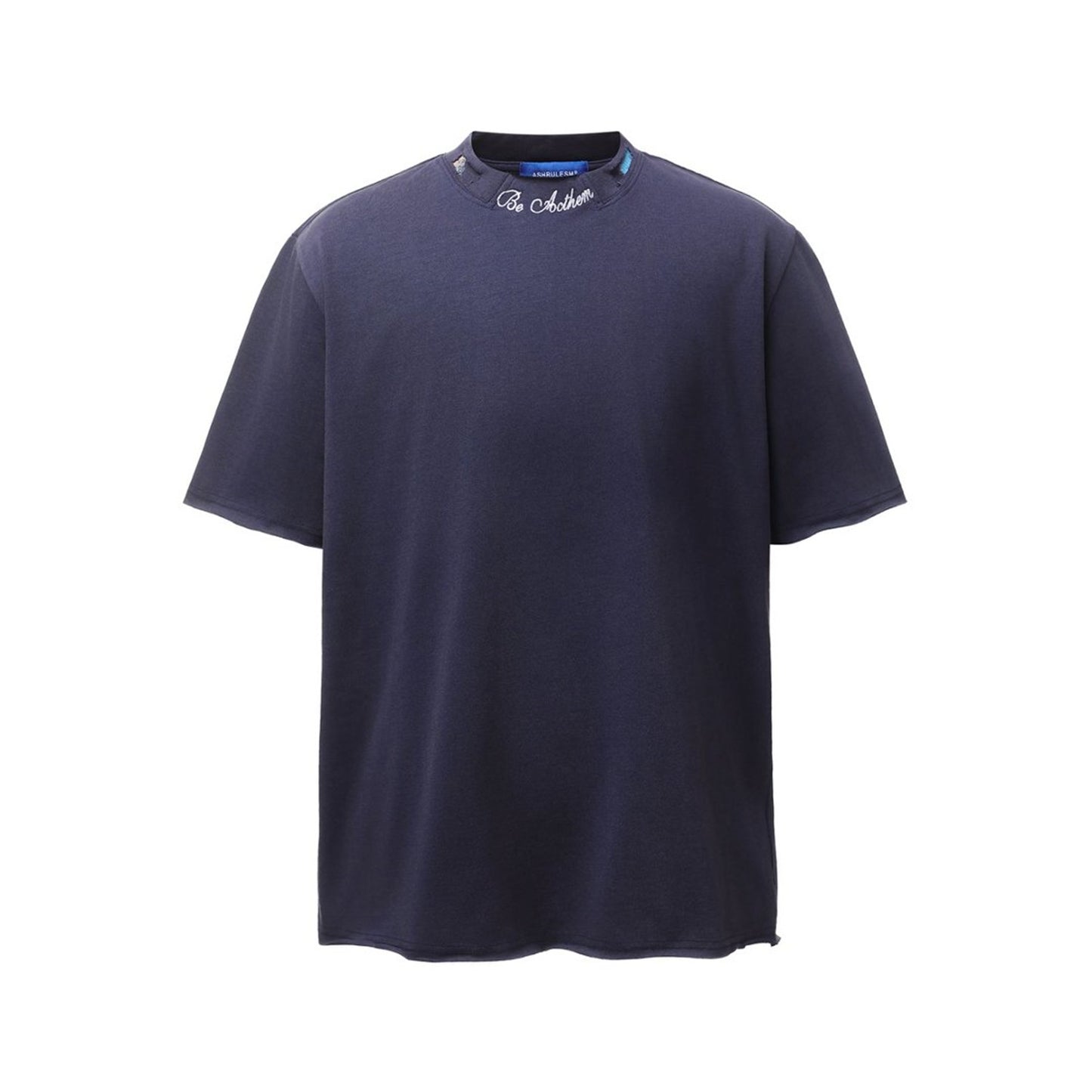 Neck Letter Short Sleeve T-Shirt WN26768