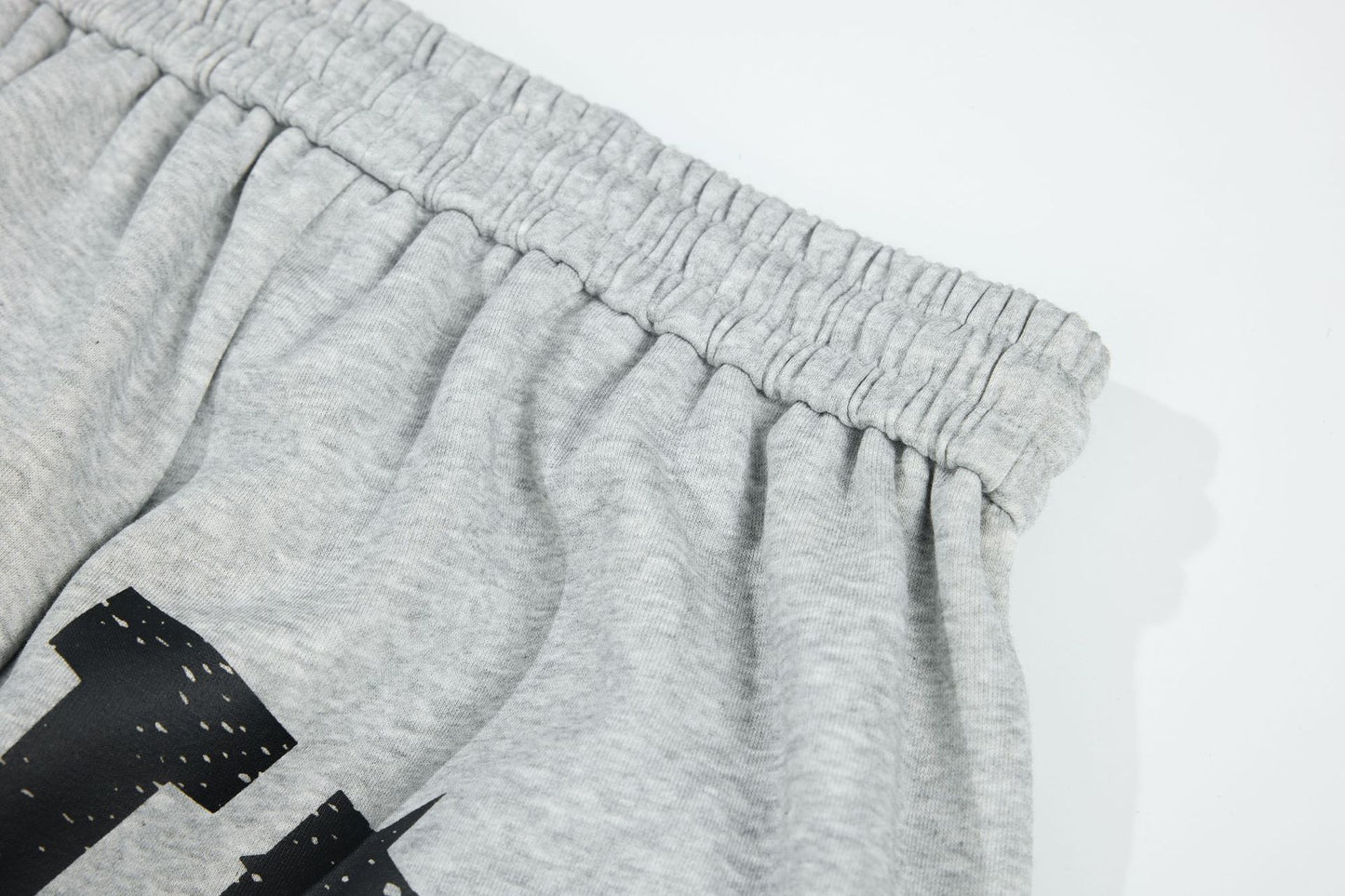 Letter Graphic Wide Leg Sweatpants WN26170
