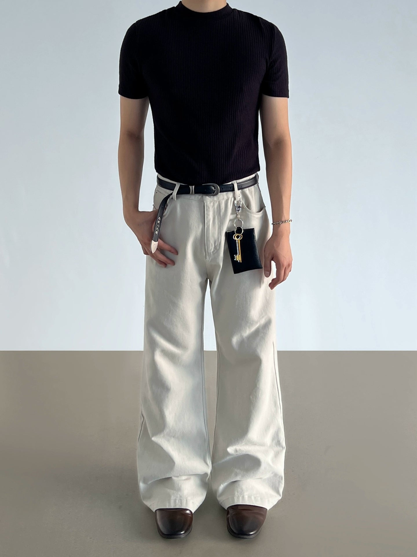 Baggy Flare Denim Jeans WN21420