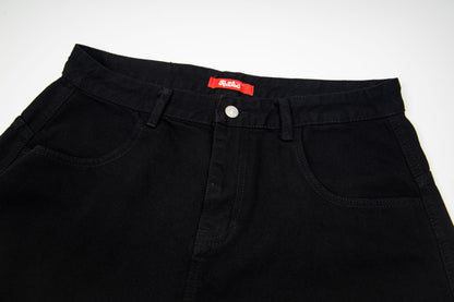 Star Studs Wide Leg Denim Jeans WN25509