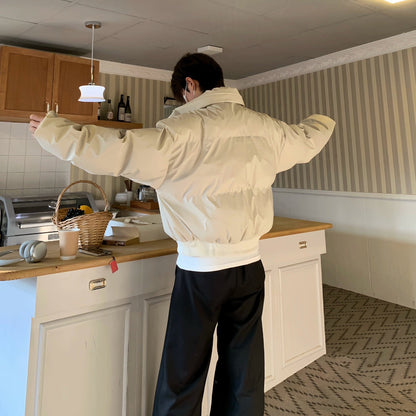 Zipper Design Puffer Jacket WN19739