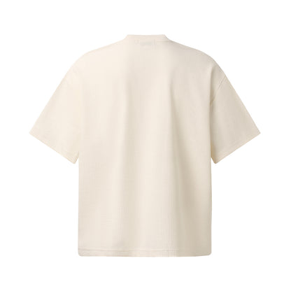 Waffle Graphic Oversize Short Sleeve T-Shirt WN26063