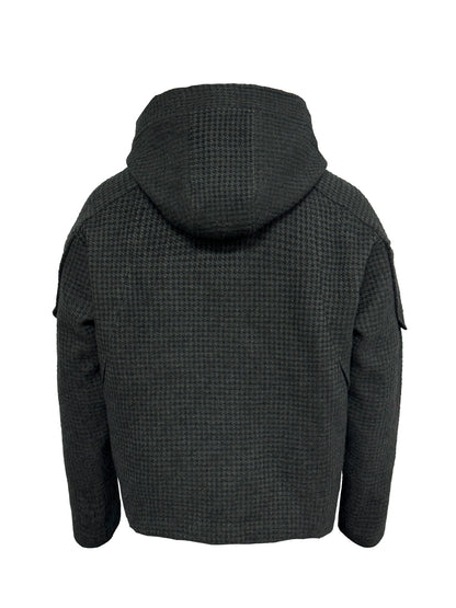 Jacquard Zipper Hoodie WN8512