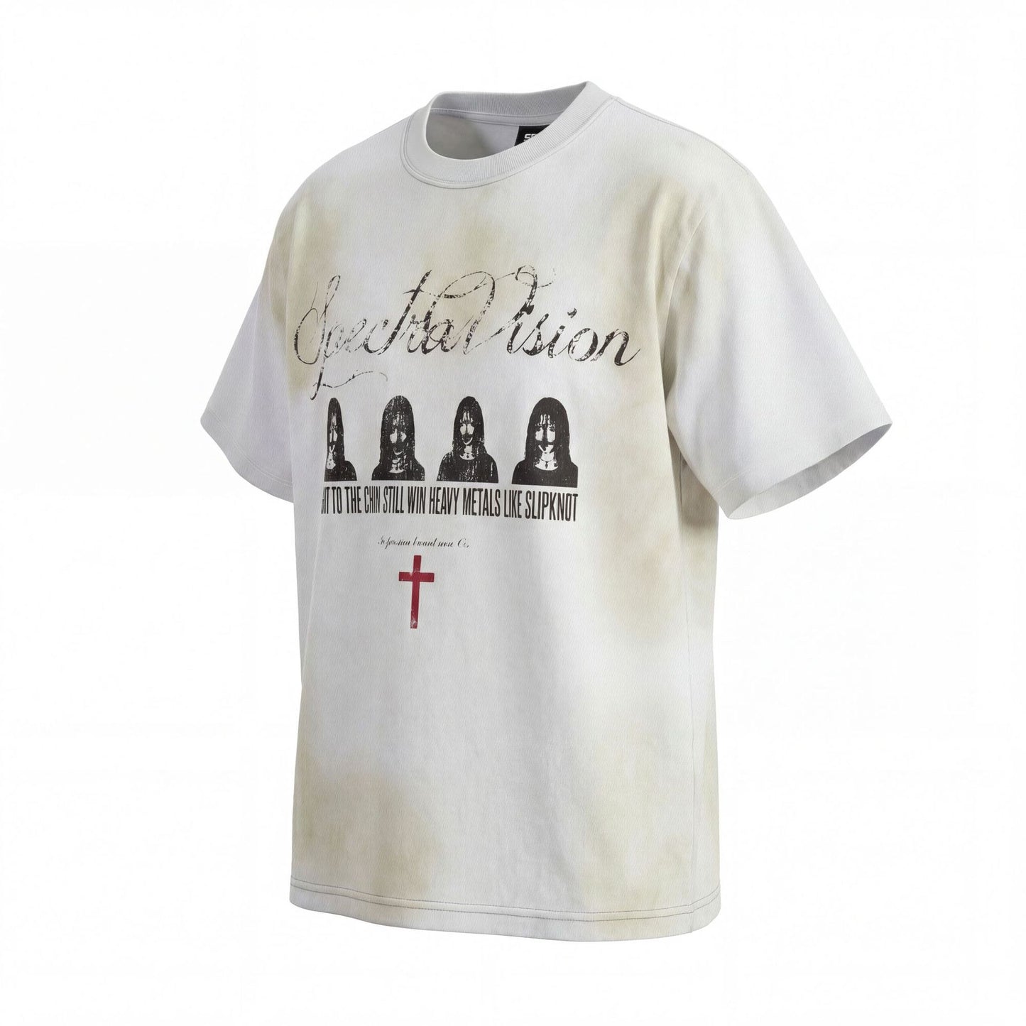 Washed Graphic Print Short Sleeve T-Shirt WN25744