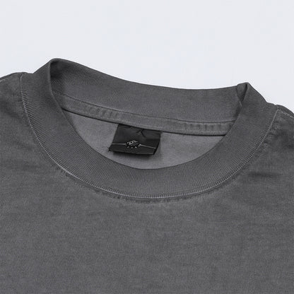 Plain Washed Oversize Short Sleeve T-Shirt WN18585