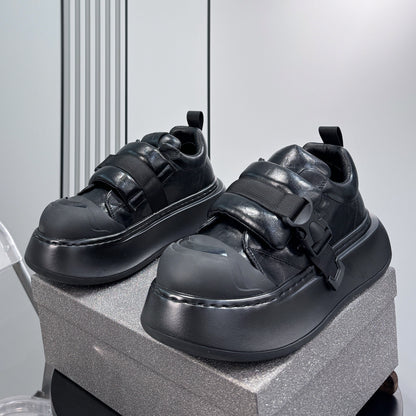 Strap Buckle Platform Thick Sole Sneakers WN24647