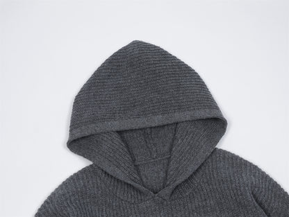 Oversize Knit Hoodie WN11552