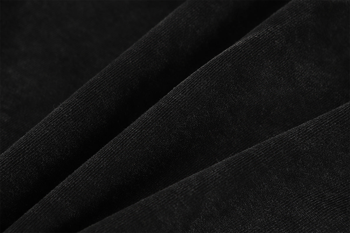 Washed Asymmetrical Zipper Detail Hoodie WN25382