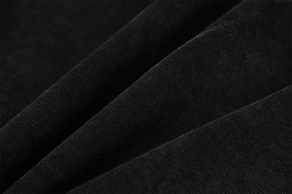 Washed Asymmetrical Zipper Detail Hoodie WN25382