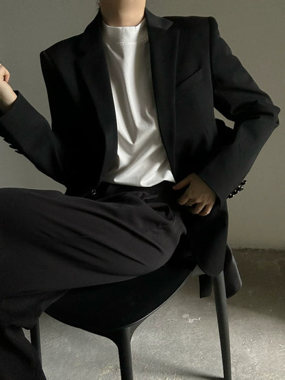 High-Neck Plain Short Sleeve T-Shirt WN19627